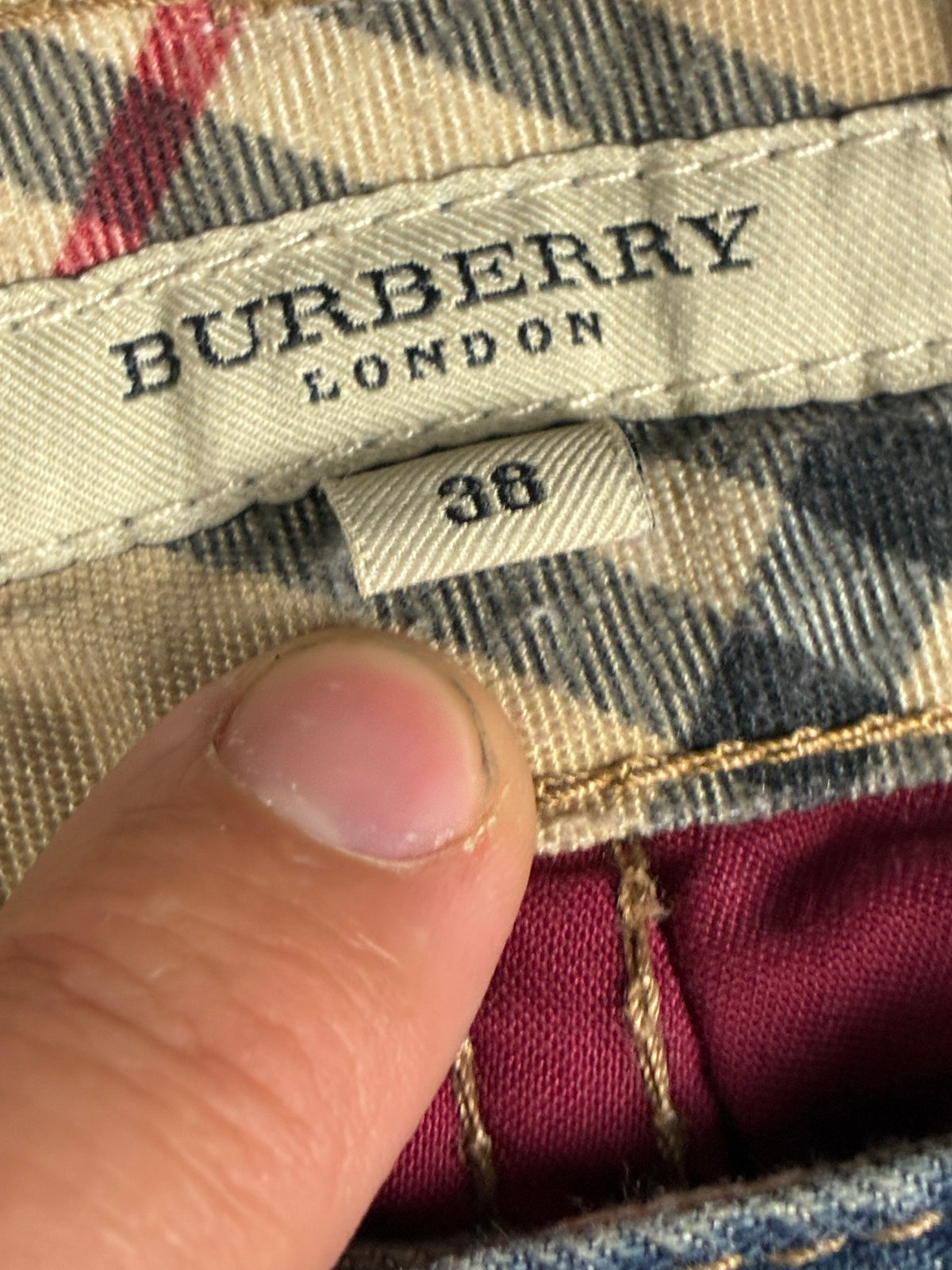 vintage Burberry jeans {L}