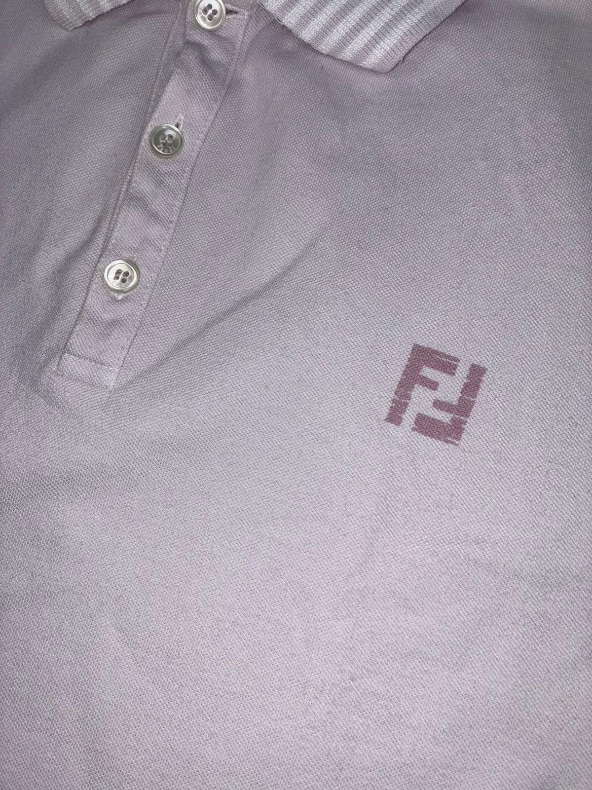 vintage pink Fendi polo {L}