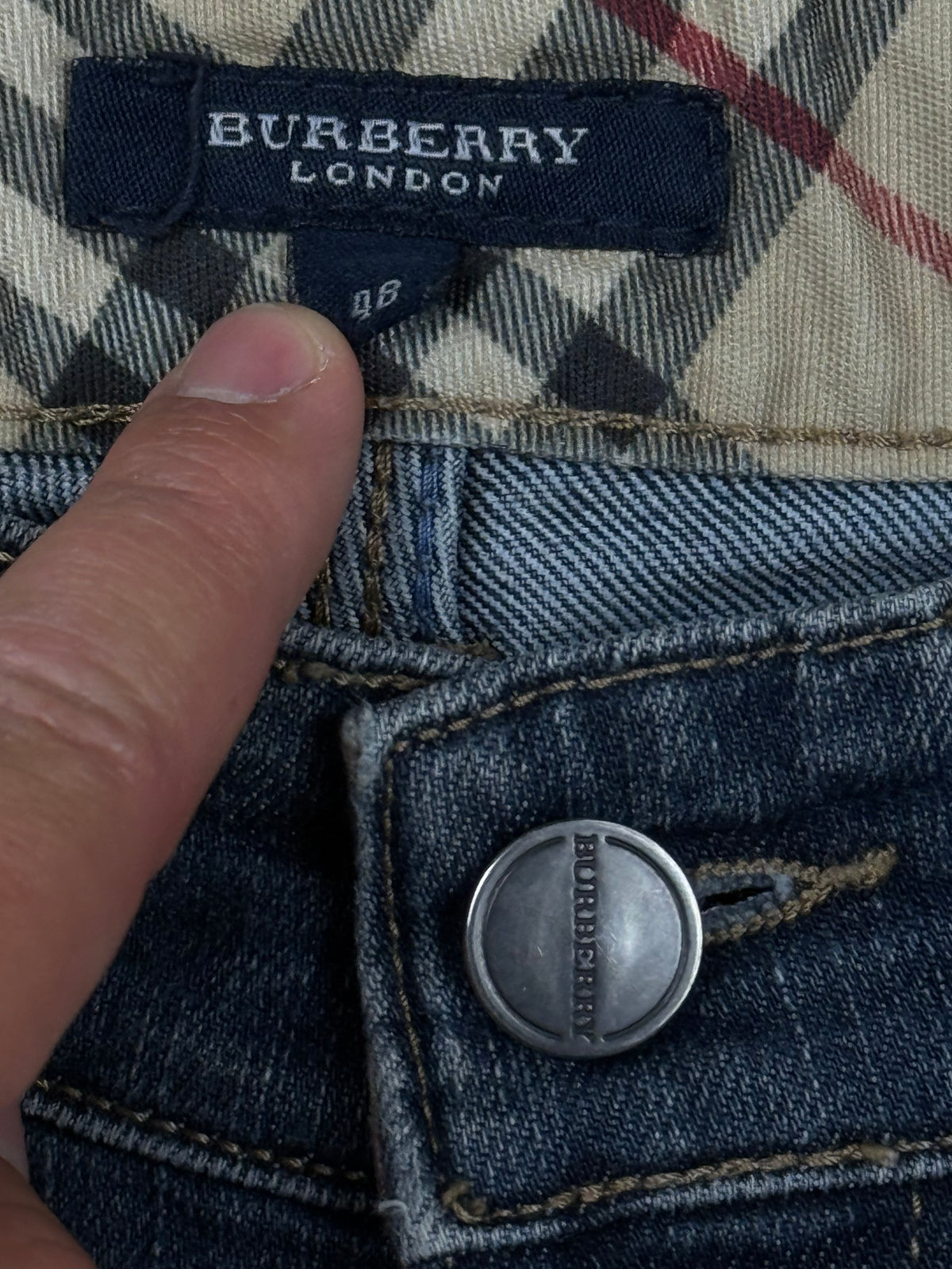 vintage Burberry jeans {S}