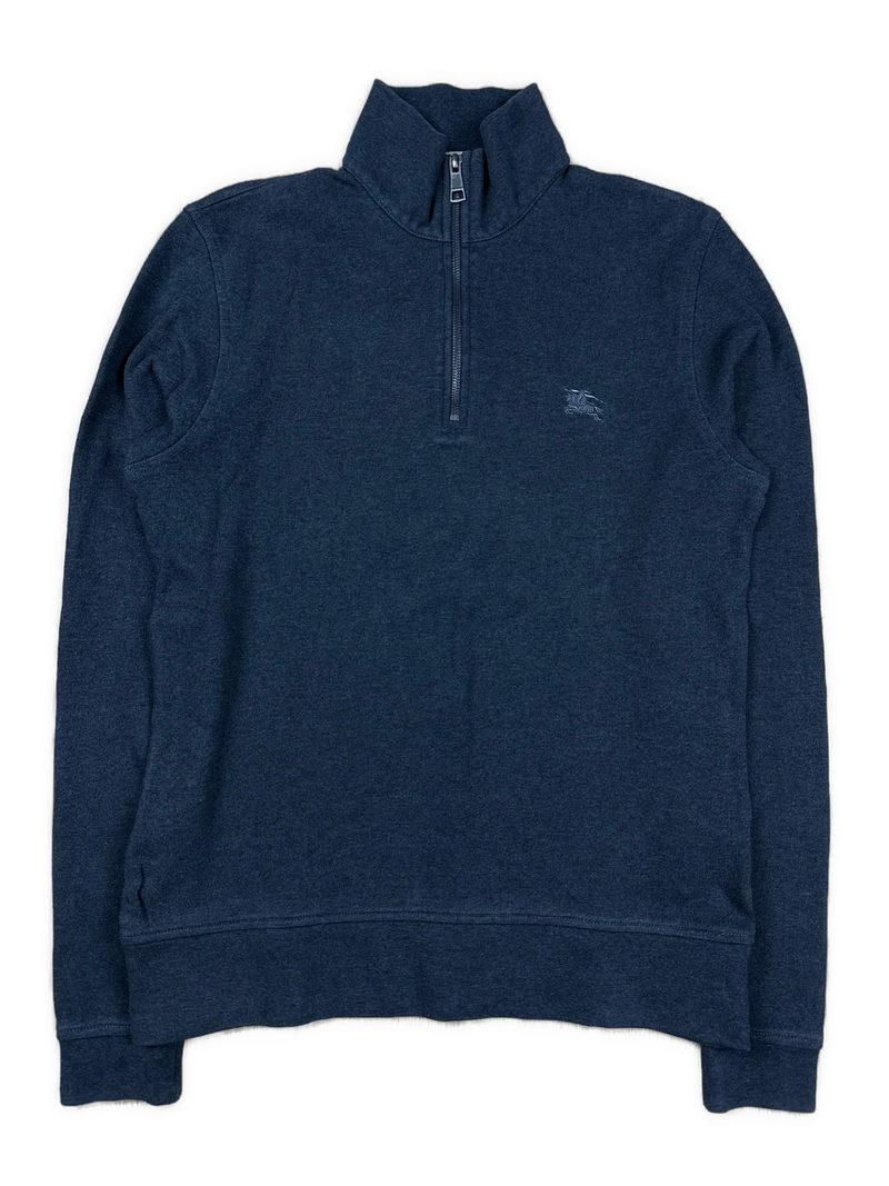vintage Burberry quarterzip {S}