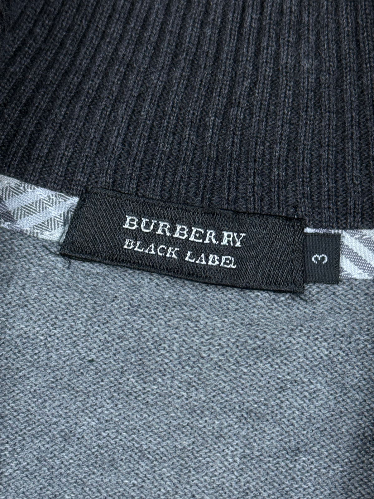 vintage Burberry Black Label sweatjacket {M}