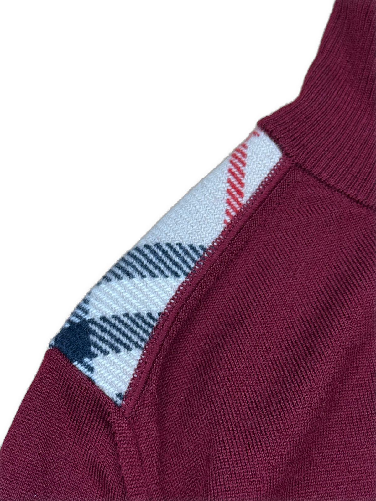 vintage Burberry quarterzip