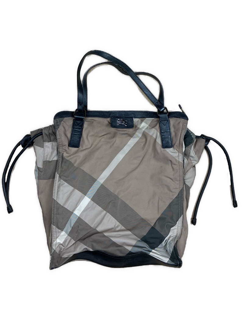 vintage Burberry shopper