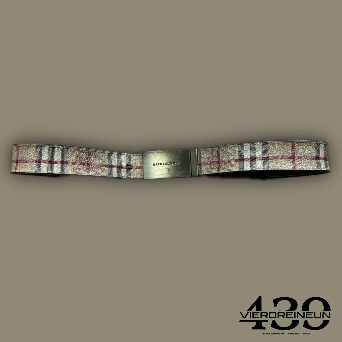vintage Burberry belt