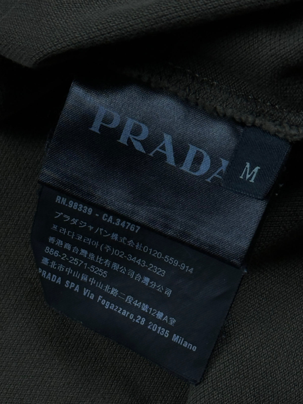 khaki Prada polo