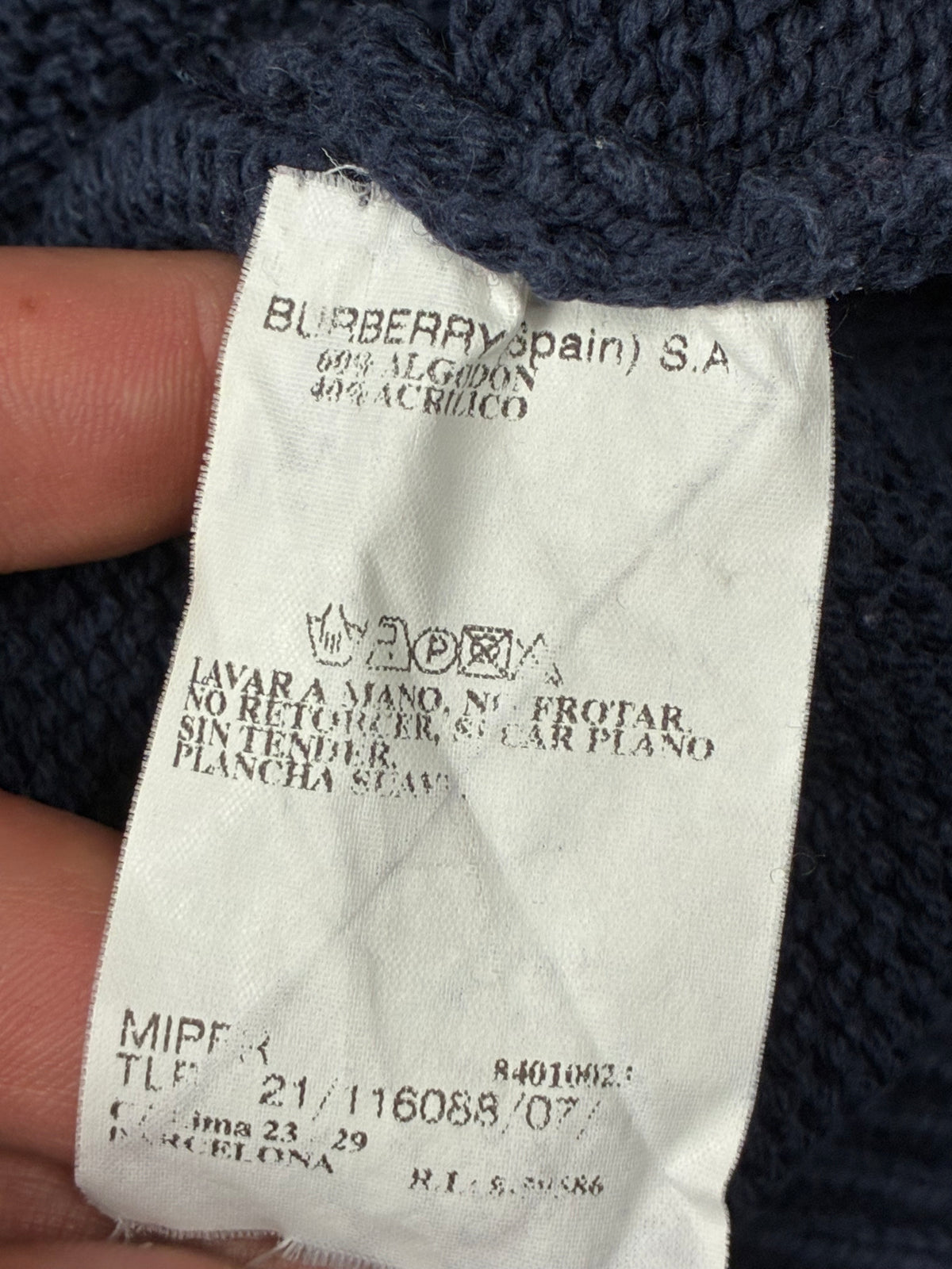 vintage Burberry knittedsweater {XL}