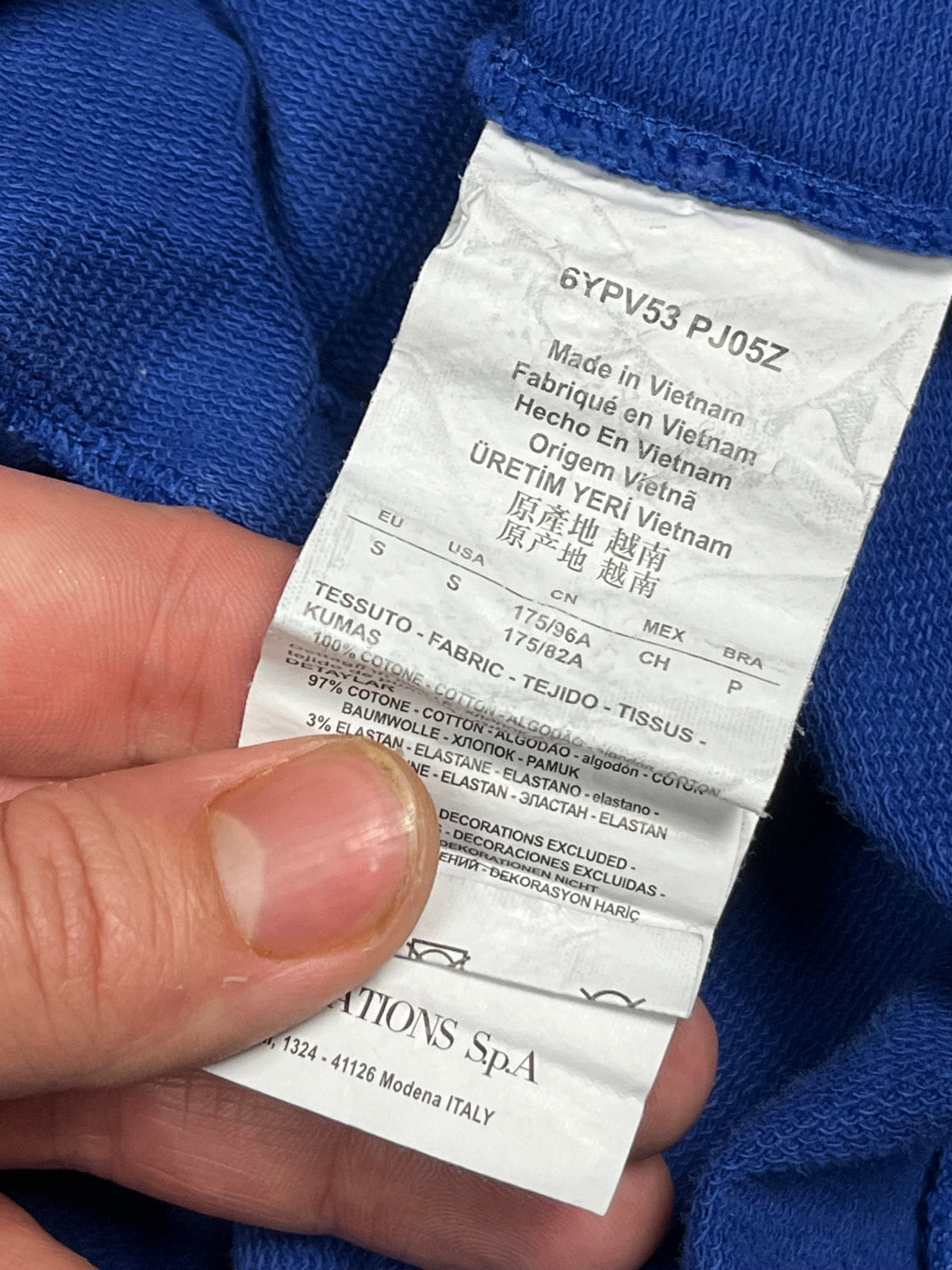 vintage EA7 Emporio Armani sweatjacket {S}