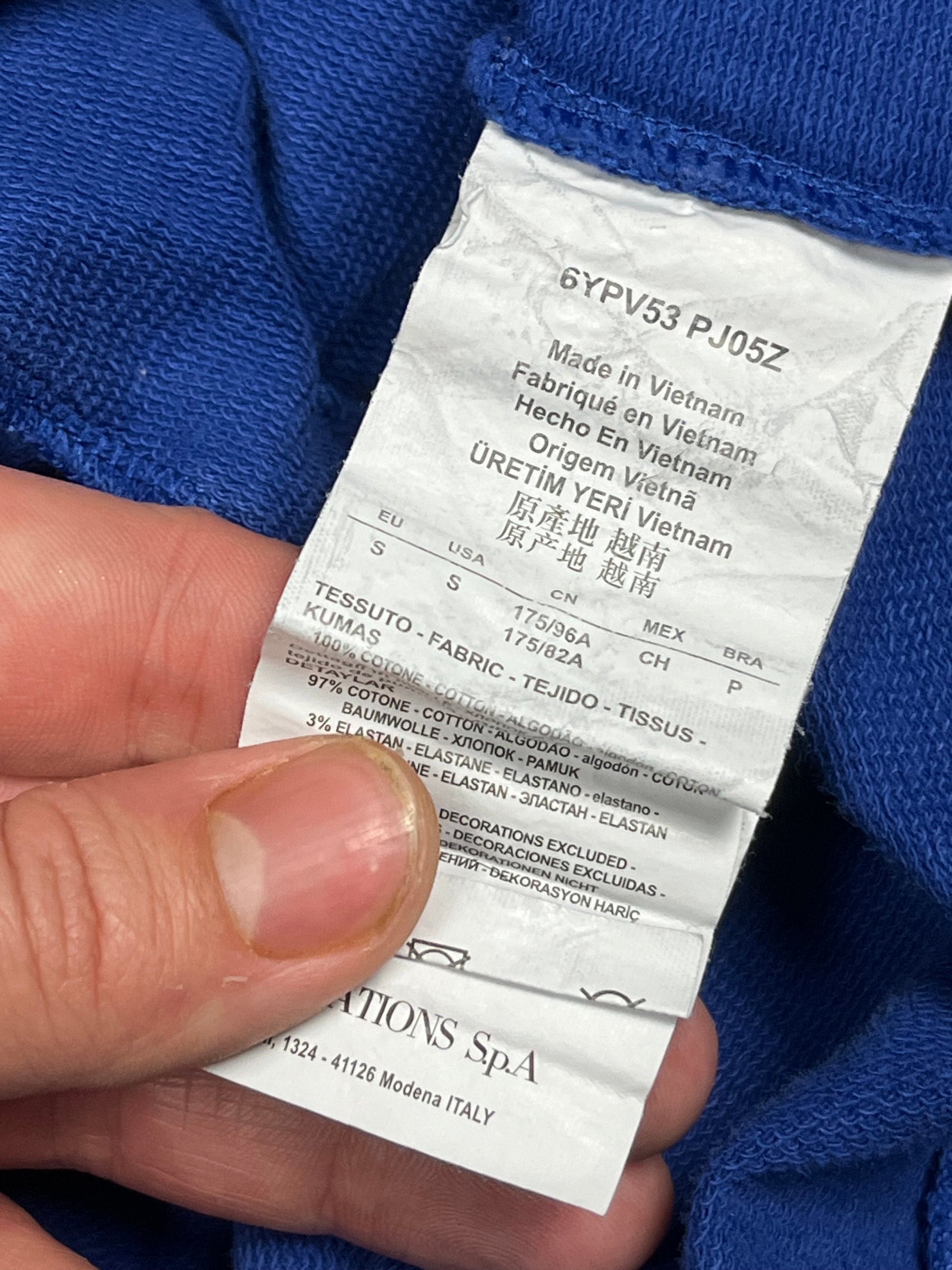 vintage EA7 Emporio Armani sweatjacket {S}