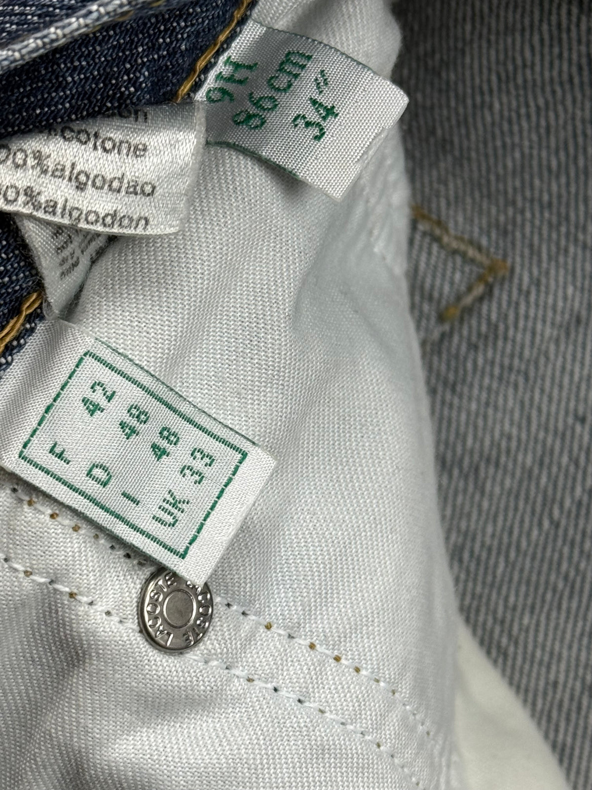 vintage Lacoste jeans