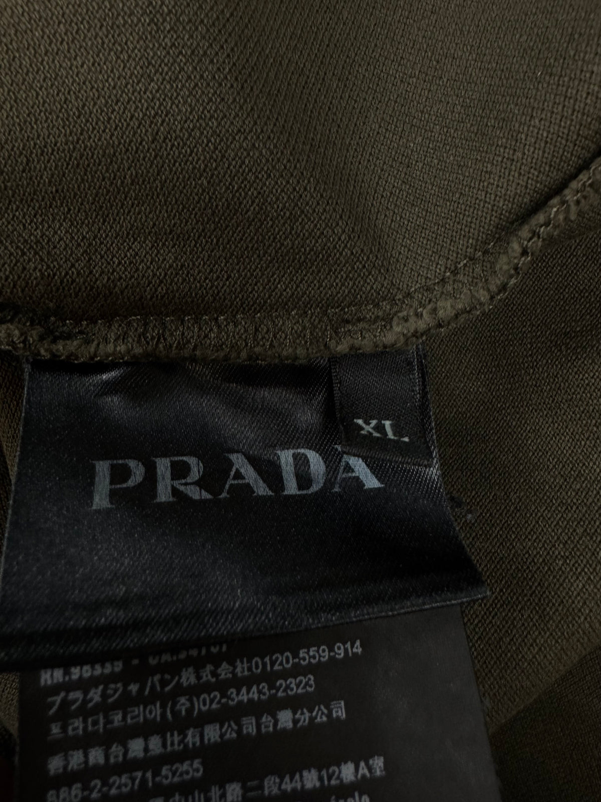 khaki Prada polo {XL}