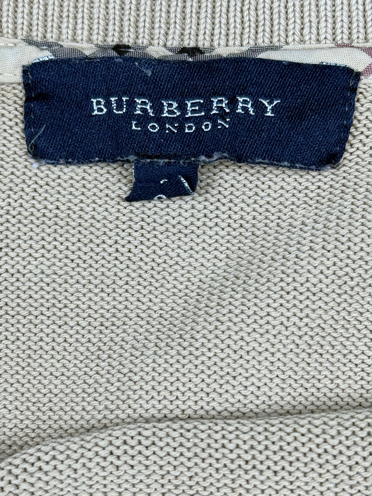 vintage Burberry knittedsweater {XL}