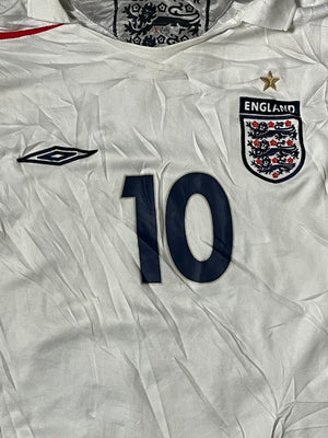 vintage Umbro England OWEN10 2006 home jersey {M}