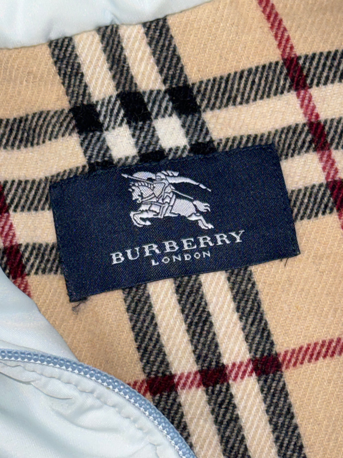 vintage babyblue Burberry vest