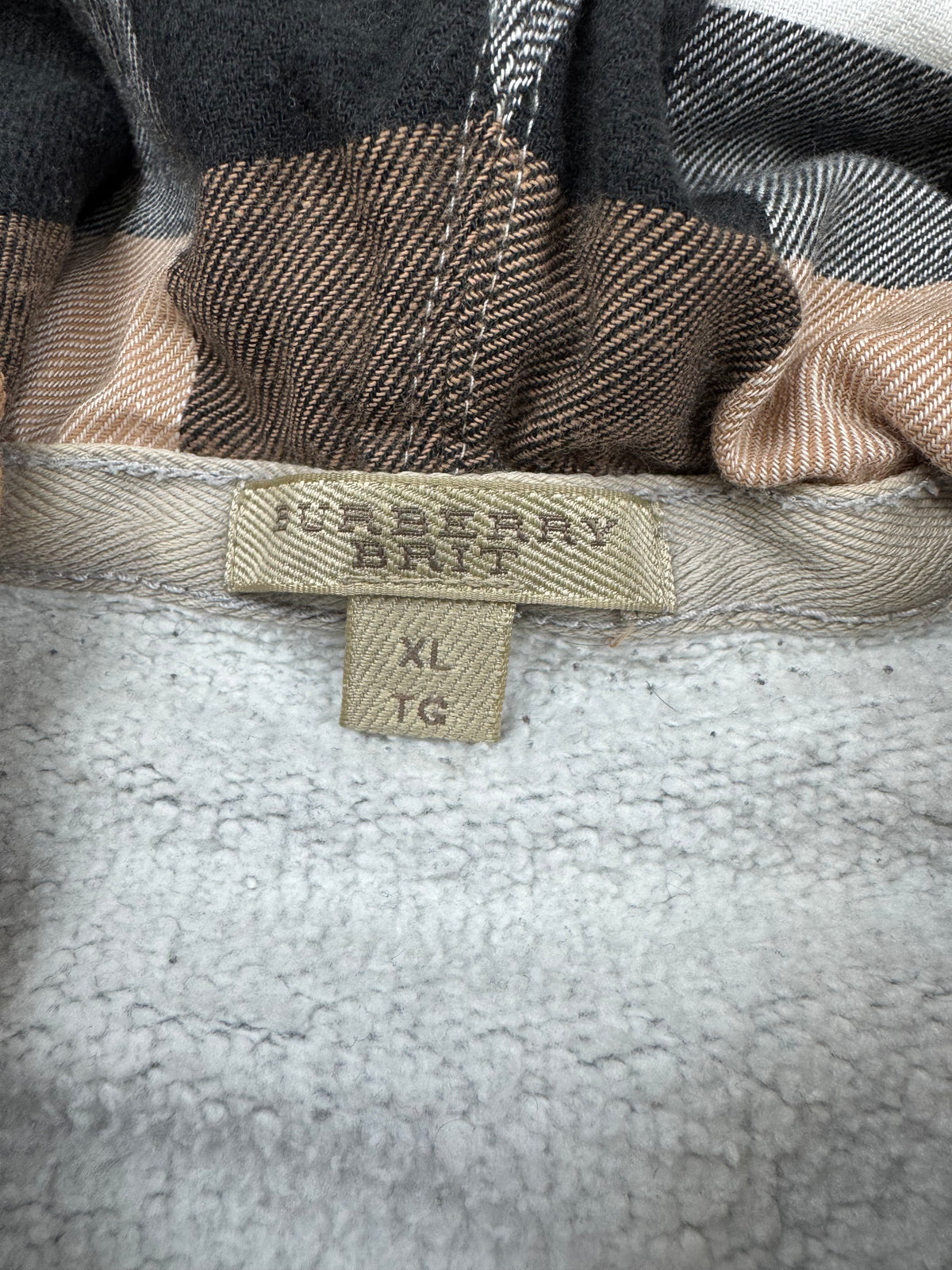vintage Burberry sweatjacket {L}
