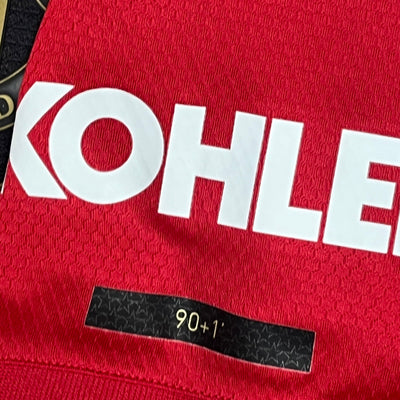 red Adidas Manchester United 2019-2020 home jersey {XS}