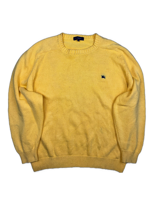 vintage Burberry knittedsweater {L}