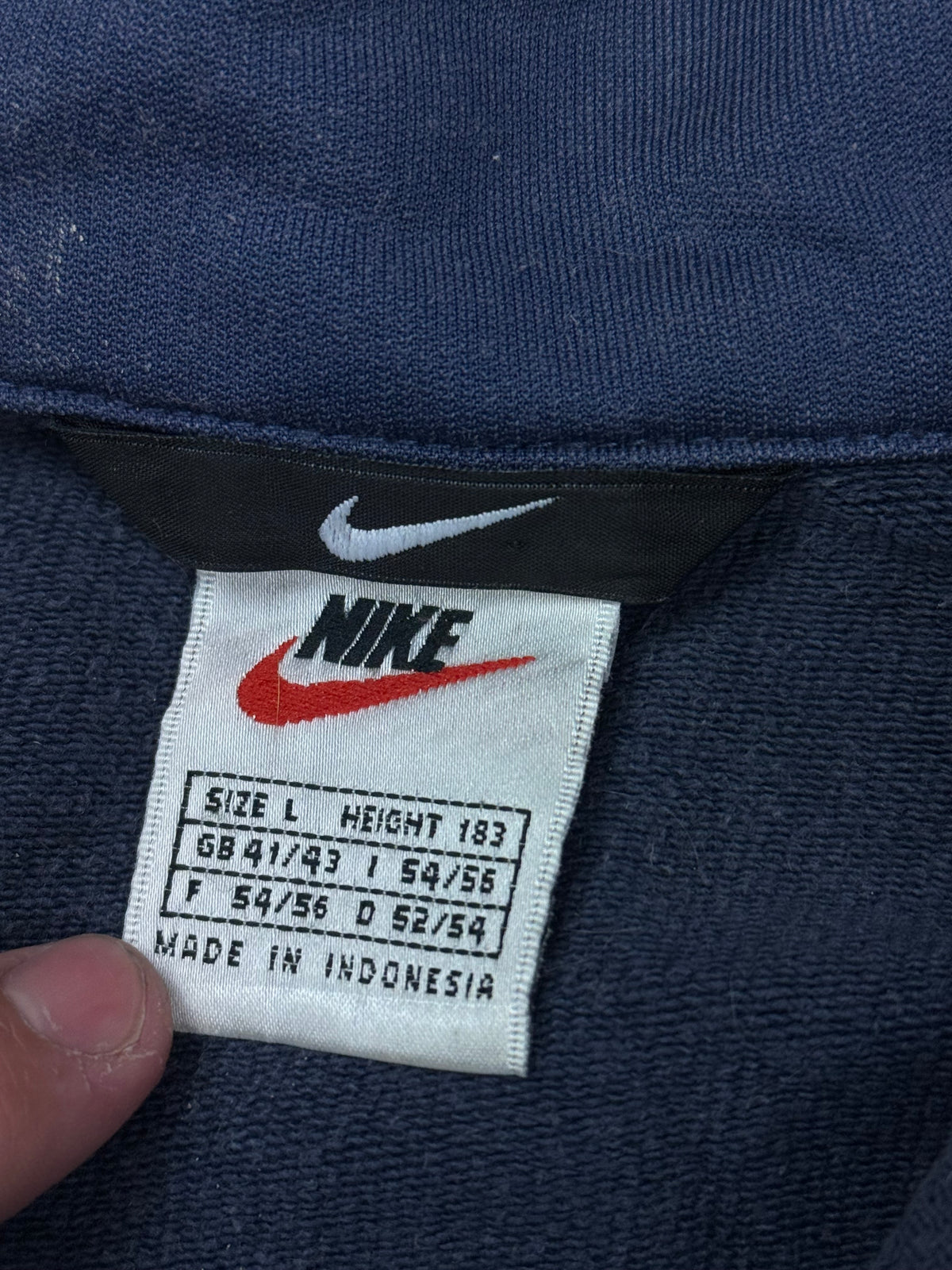 vintage Nike quarterzip {L}