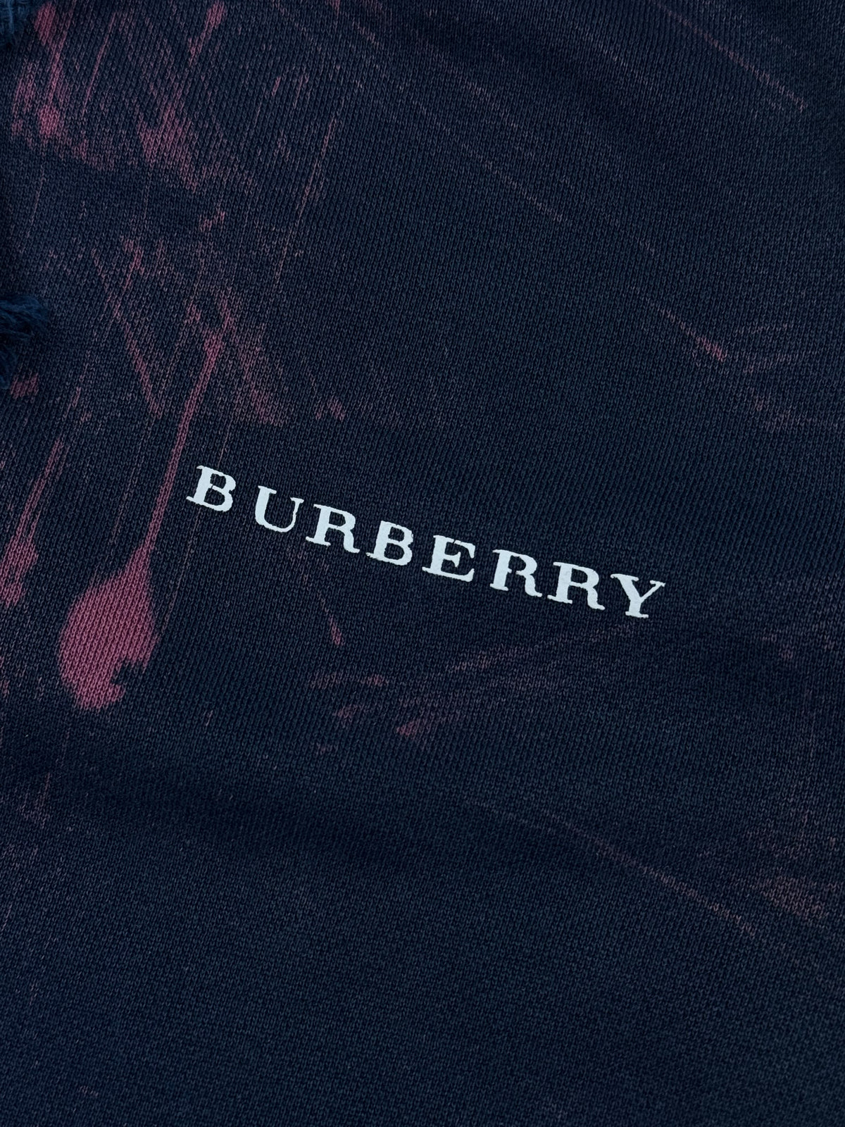vintage Burberry tie dye sweatjacket