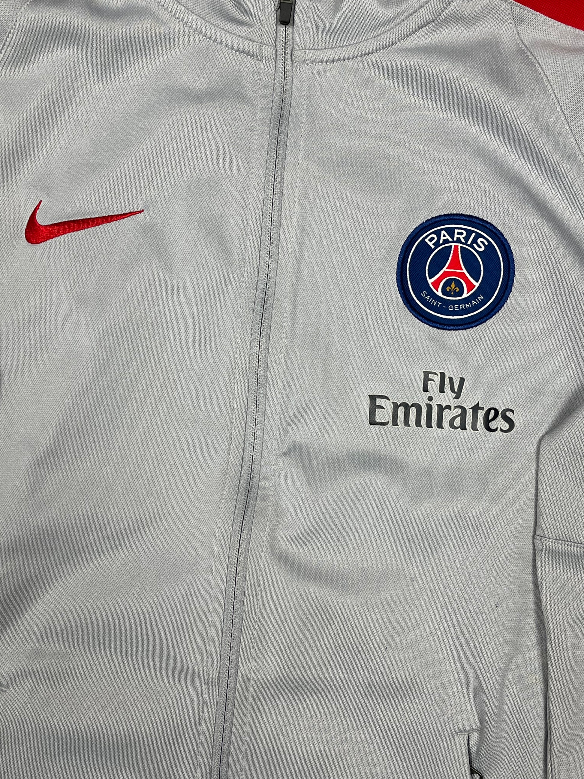 grey Nike PSG Paris Saint Germain trackjacket {XS}