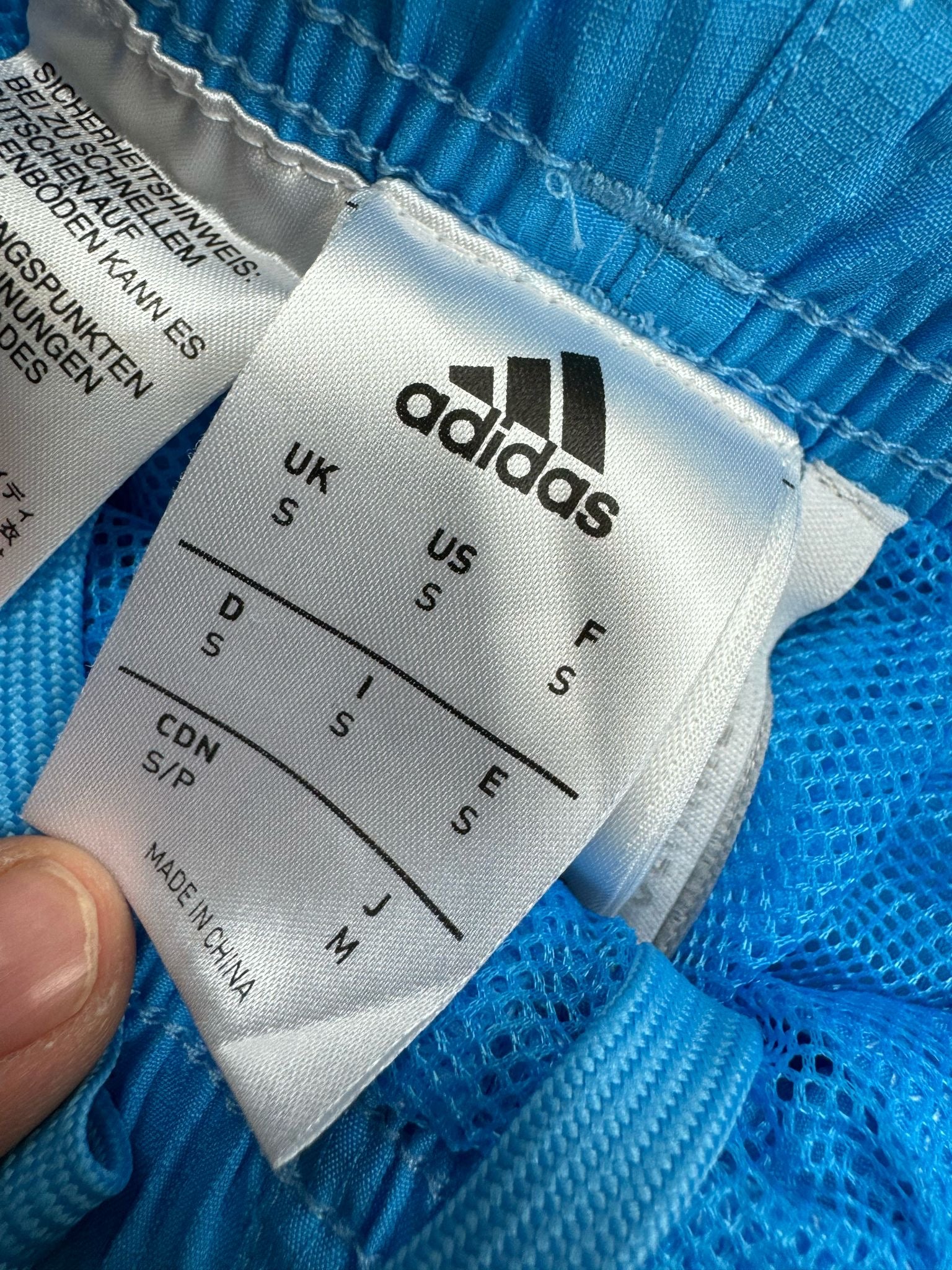 vintage Adidas Olympique Marseille trackpants {S}