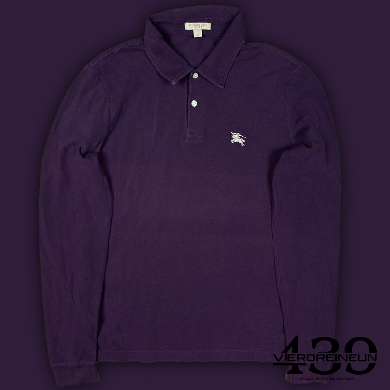 vintage Burberry polo long {M}