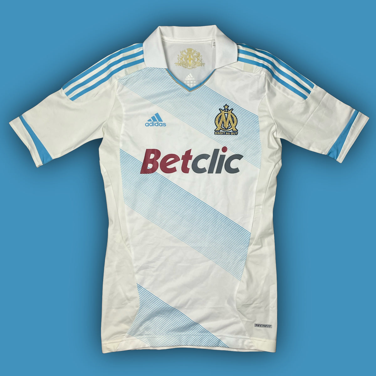 vintage Adidas Olympique Marseille 2011-2012 home jersey {XL}