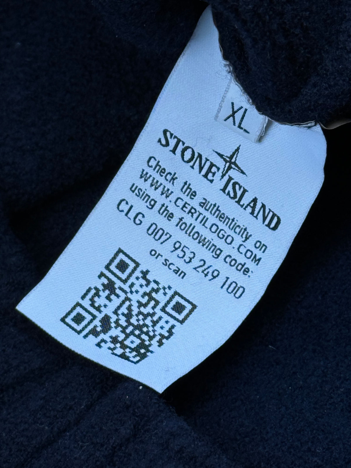 vintage navyblue Stone Island  knittedsweater {XS}
