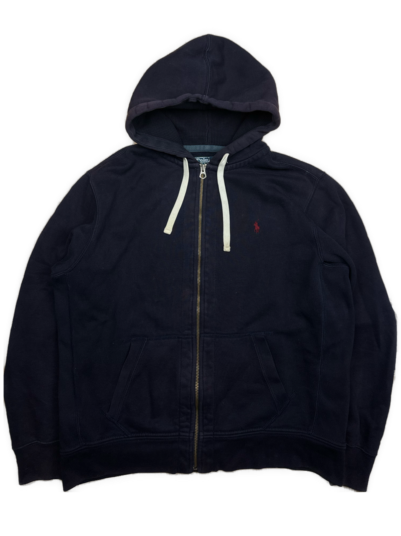 vintage navyblue Polo Ralph Lauren sweatjacket {XL}