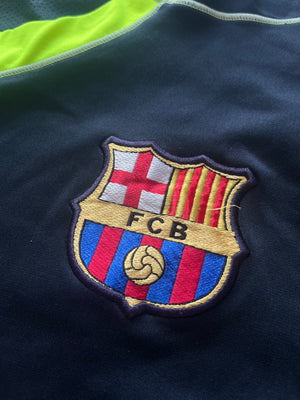 vintage Nike Fc Barcelona long trainingjersey {L}