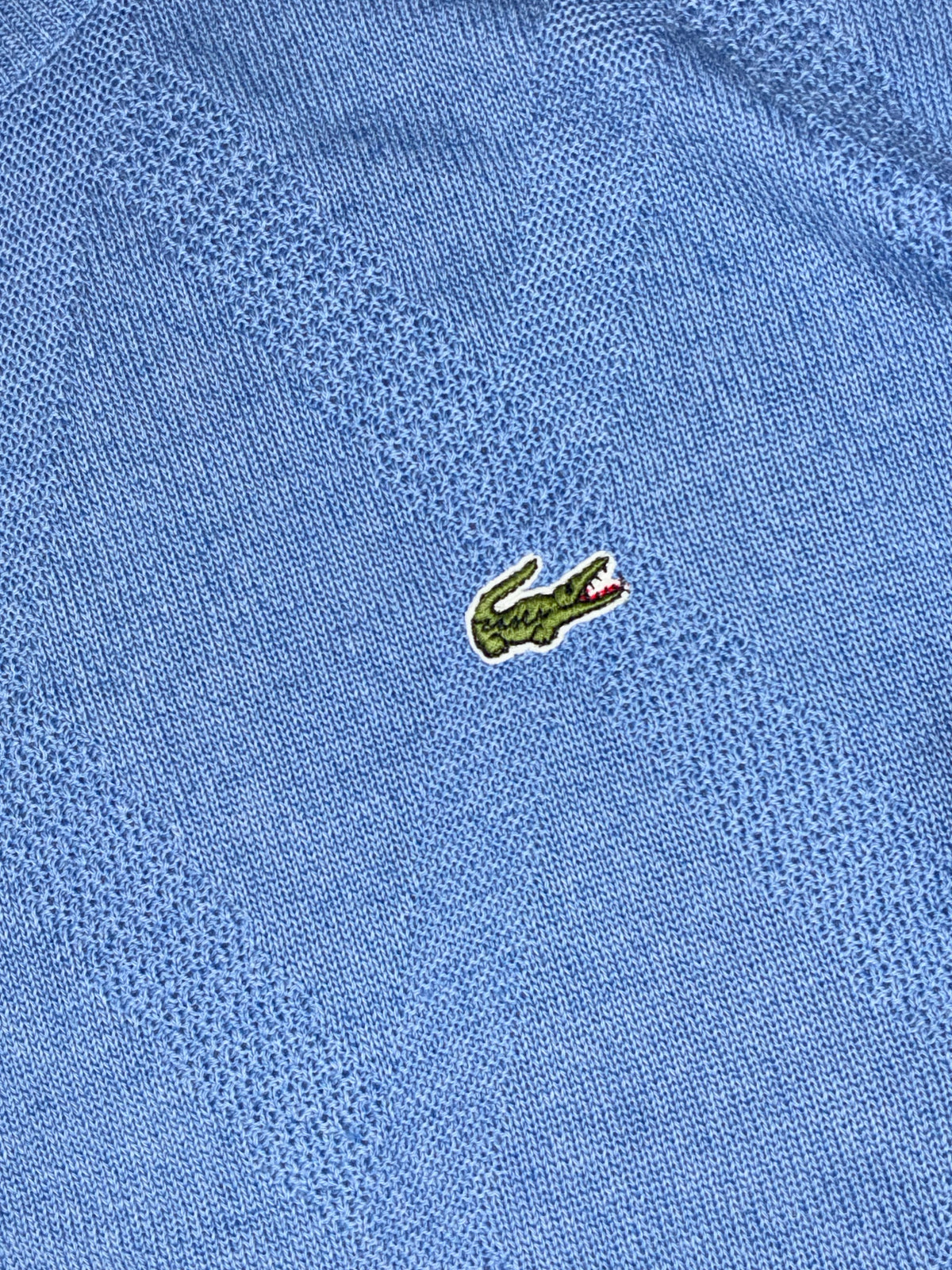 vintage babyblue Lacoste knittedsweater {L}