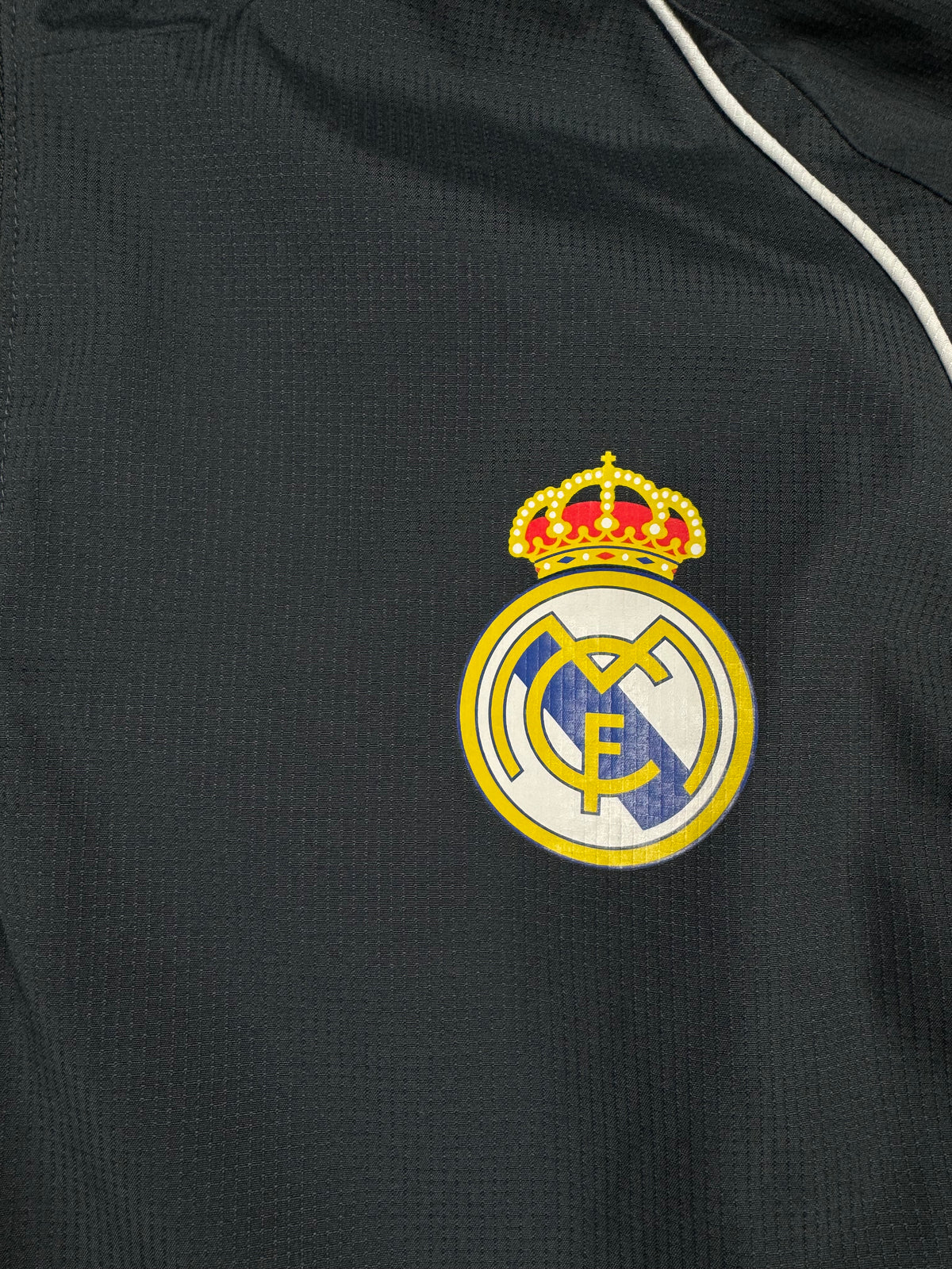 vintage Adidas Real Madrid quarterzip windbreaker {S}