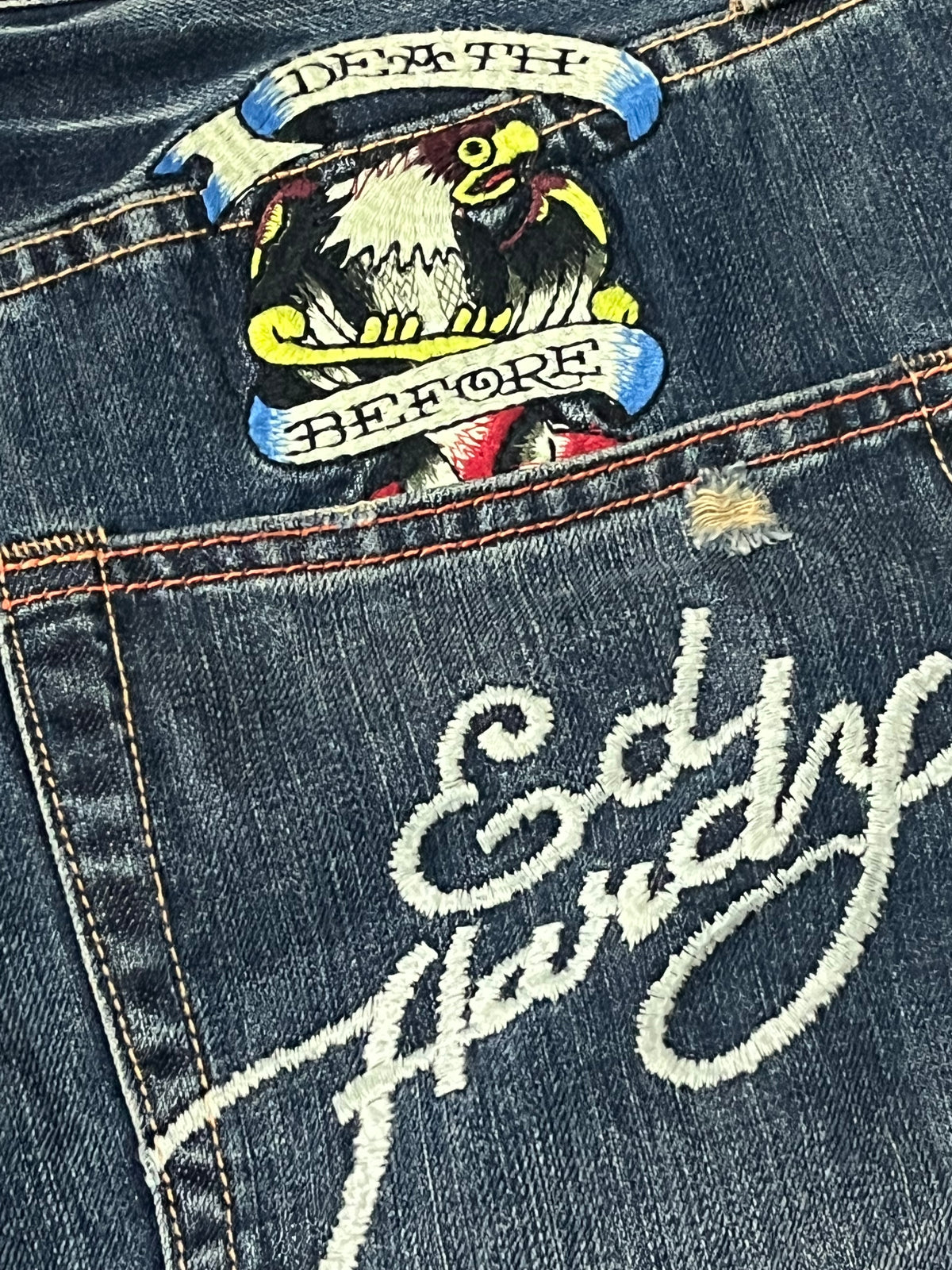 vintage Ed Hardy jorts {M}