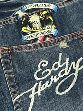 Load image into Gallery viewer, vintage Ed Hardy jorts {M}
