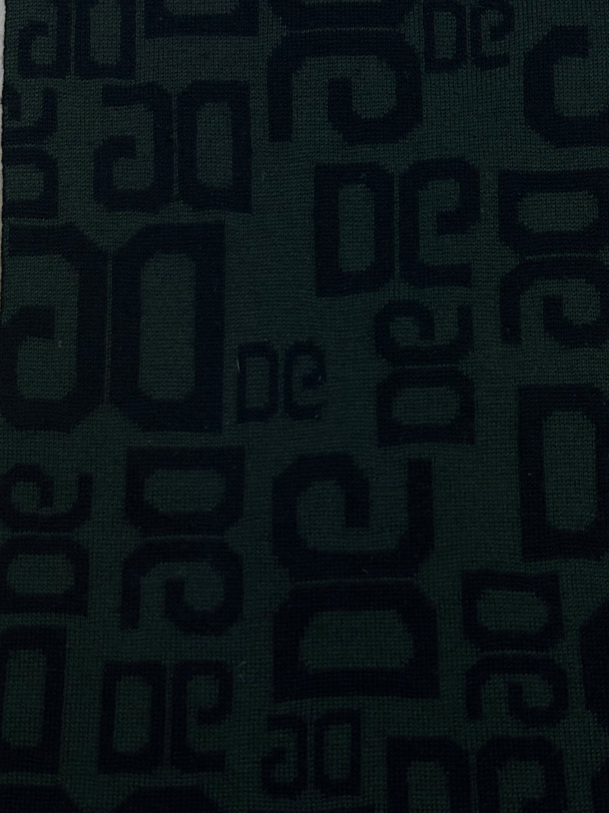 vintage dark green Dolce & Gabbana scarf