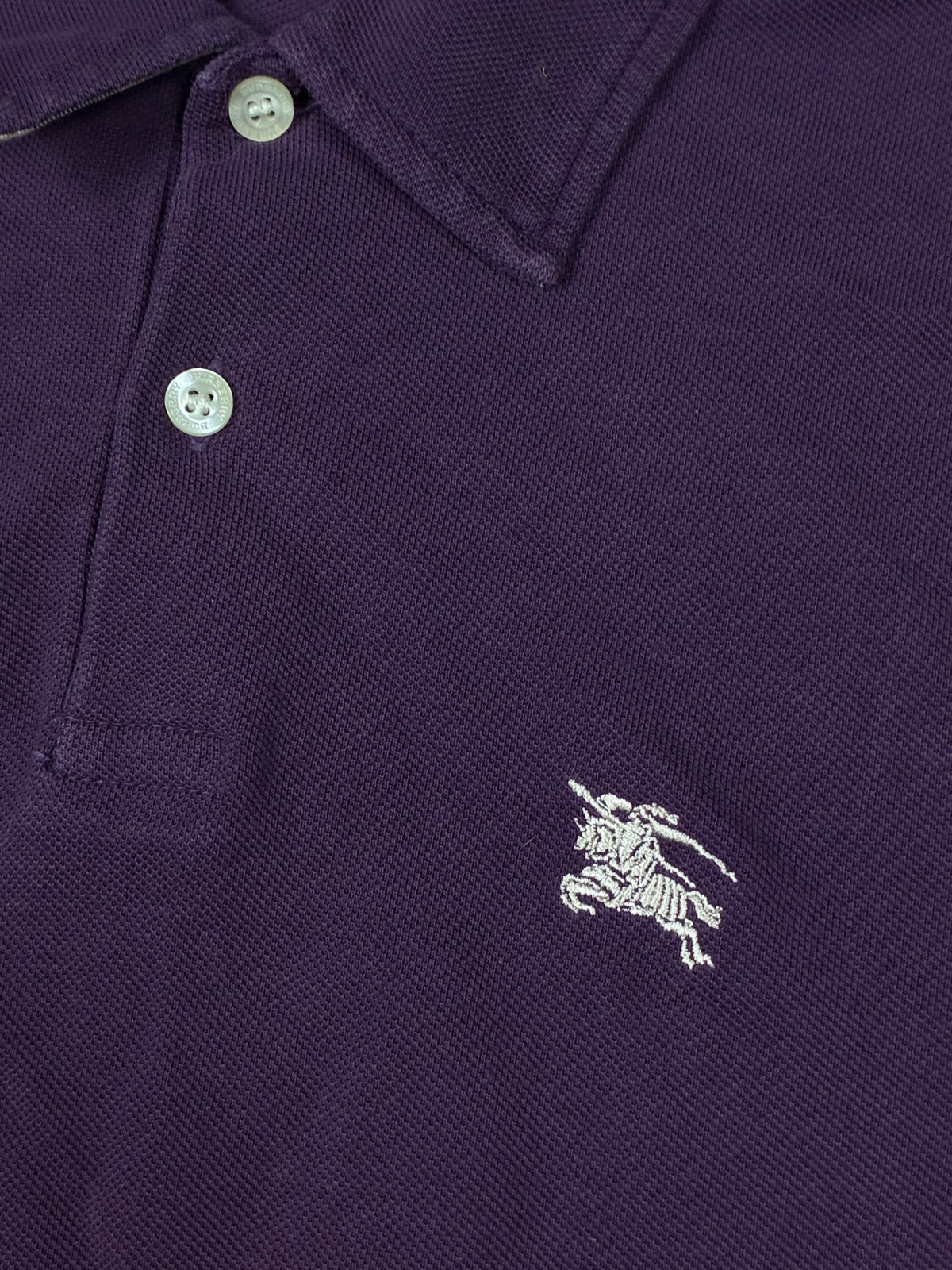 vintage Burberry polo long {M}