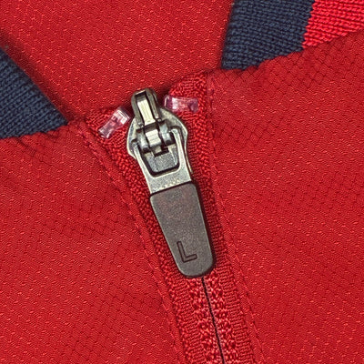 red Lacoste windbreaker {S}