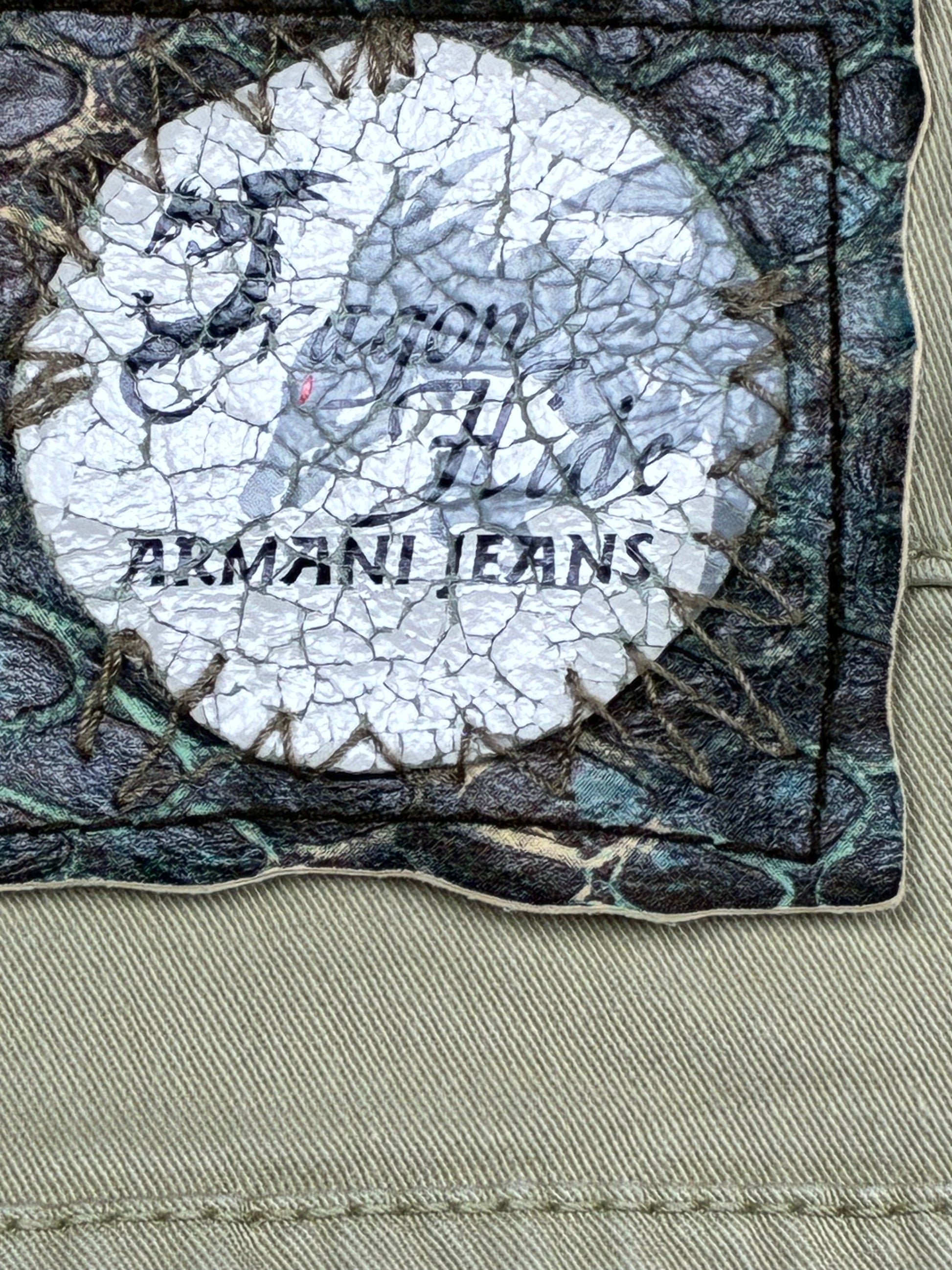 vintage Armani jeans {L}