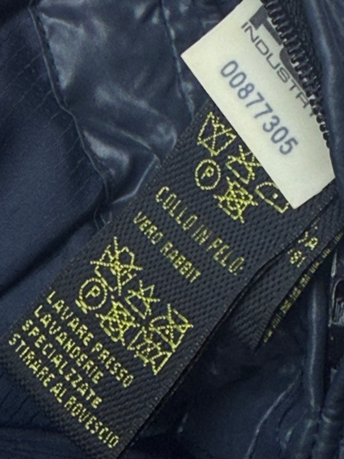 vintage Blauer winterjacket (real fur)