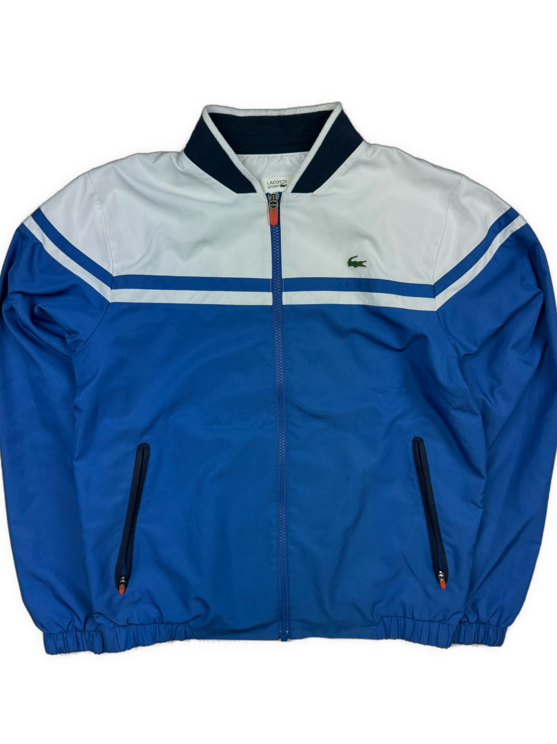 blue Lacoste windbreaker {XS}
