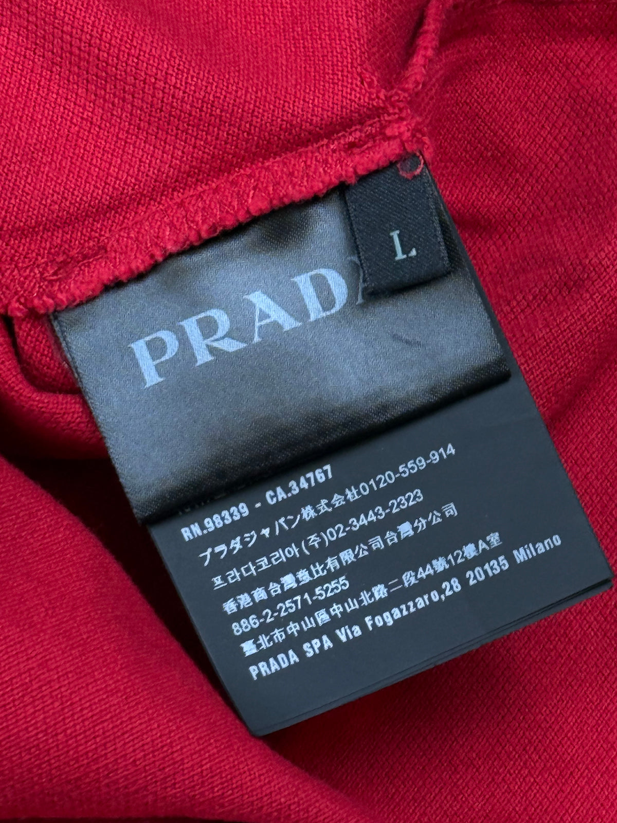 red Prada polo {L}