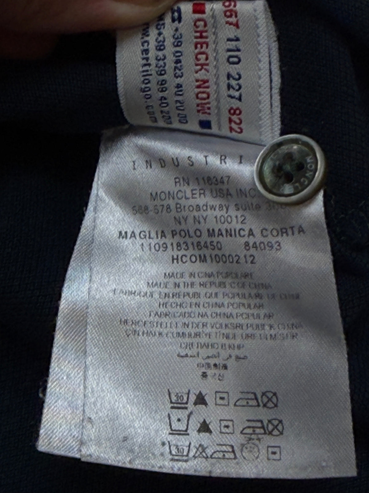vintage Moncler polo {L}