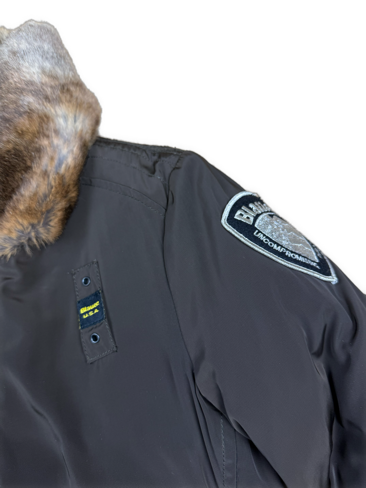 vintage brown Blauer winterjacket {S}