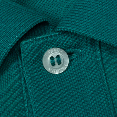 turquoise Prada polo {XL}