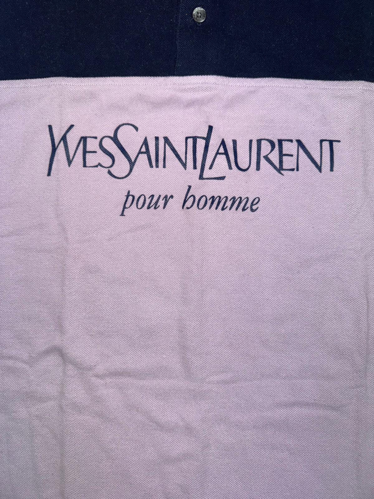vintage YSL Yves Saint Laurent spellout polo {L}