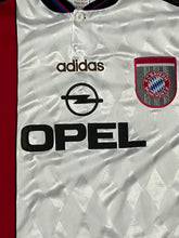 Carica l&#39;immagine nel visualizzatore di Gallery, vintage Adidas Fc Bayern Munich SCHOLL 7 1997-1998 away jersey {S}
