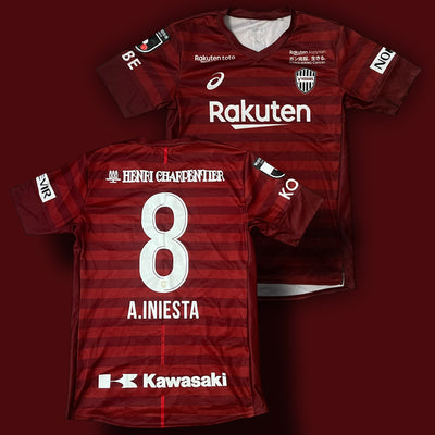 vintage ASICS Vissel Kobe A.INIESTA8 2019-2020 home jersey {XS}