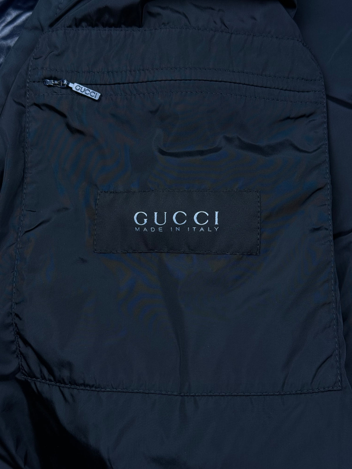 vintage navyblue Gucci windbreaker