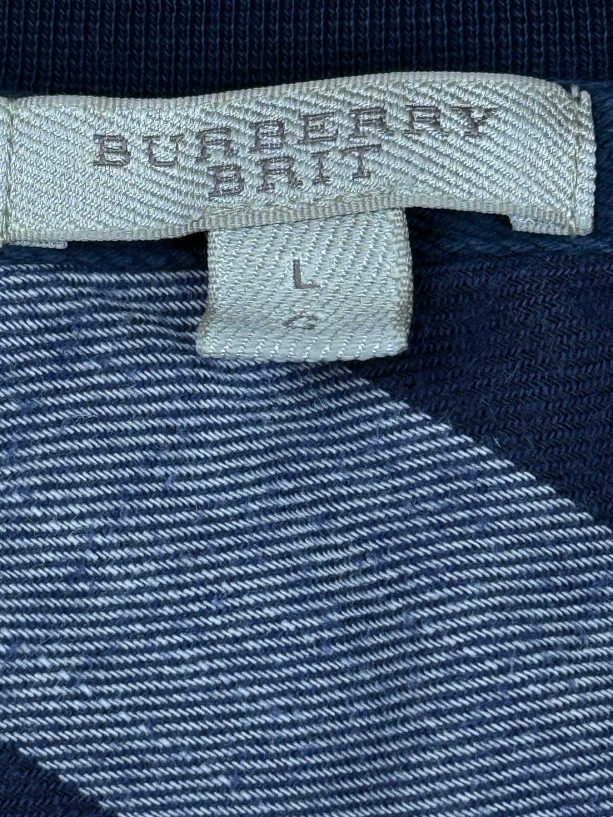 vintage navyblue Burberry sweater