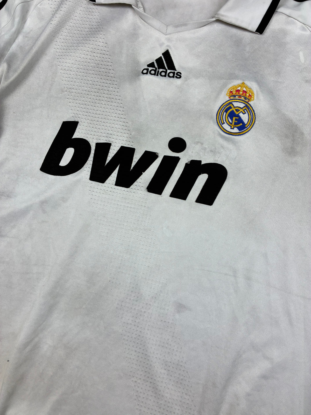 vintage Adidas Real Madrid home jersey {XL}