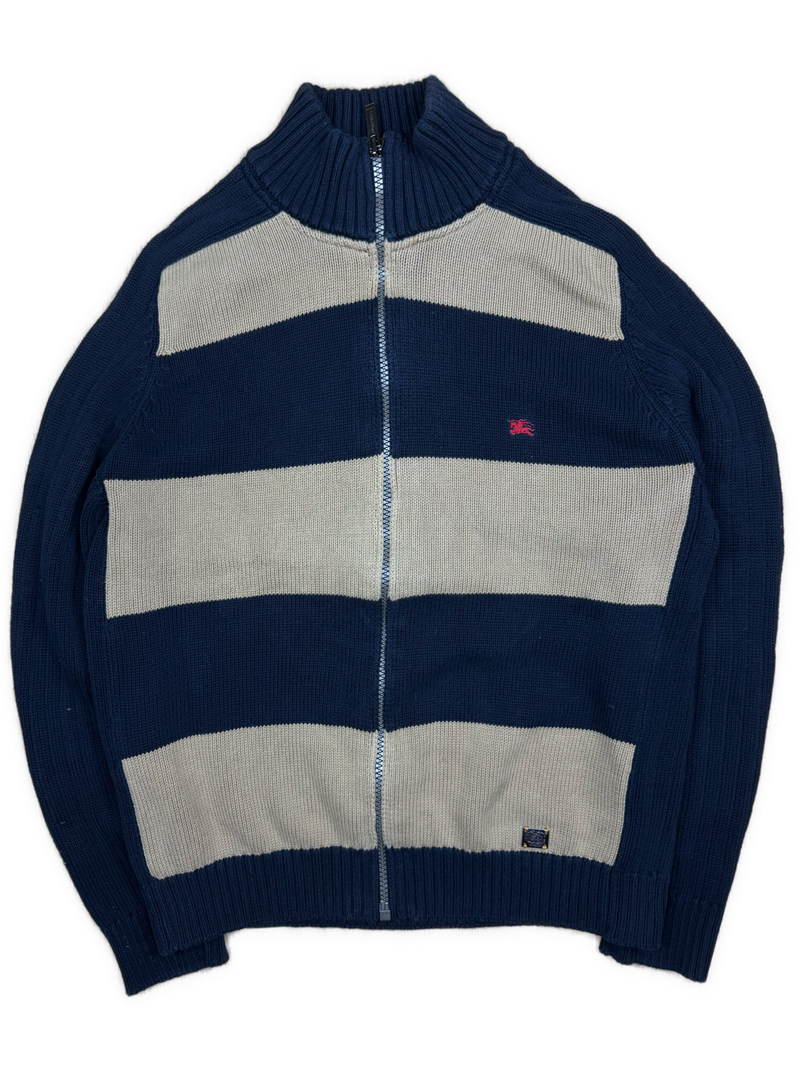 vintage Burberry sweatjacket {L}